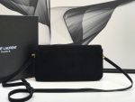 Saint Laurent Kate Tassel Small Shoulder Bag Black For Women 10.2in/26cm YSL 6042760UD7W1011