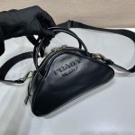 Prada Triangle Bag Black For Women, Women’s Bags 9.8in/25cm 1BB082_2BYA_F0002_V_NEO