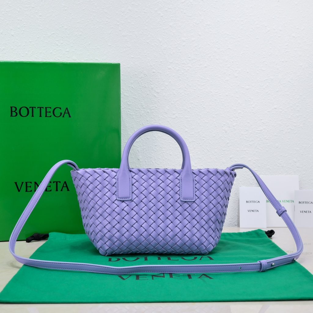 Bottega Veneta Mini Cabat Purple, For Women, Women’s Bags 7.9in/20cm