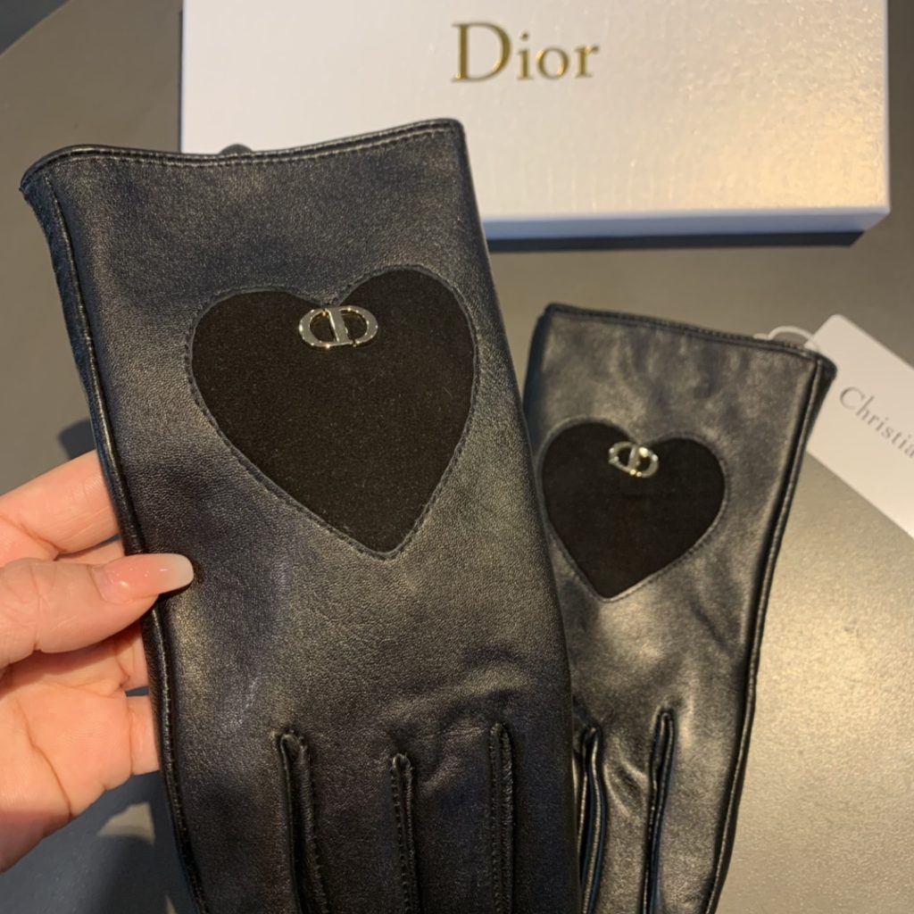 Dior Gloves In Black