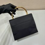 Prada Vintag Handle Bag Black For Women, Women’s Bags 8.2in/21cm