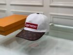 Louis Vuitton x Supreme LV Get Ready Cap White/Brown LV Cap