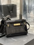 Saint Laurent Manhattan Small Shoulder Bag Black For Women 9.4in/24cm YSL 675626B870J1000