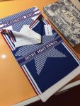 Dior Dioralps Reversible White/Blue Wool and Cashmere Scarf 200cm/79in