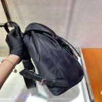 Prada Small Re-Nylon Backpack Black For Women, Women’s Bags 11in/28cm 1BZ677_RV44_F0002_V_OOO