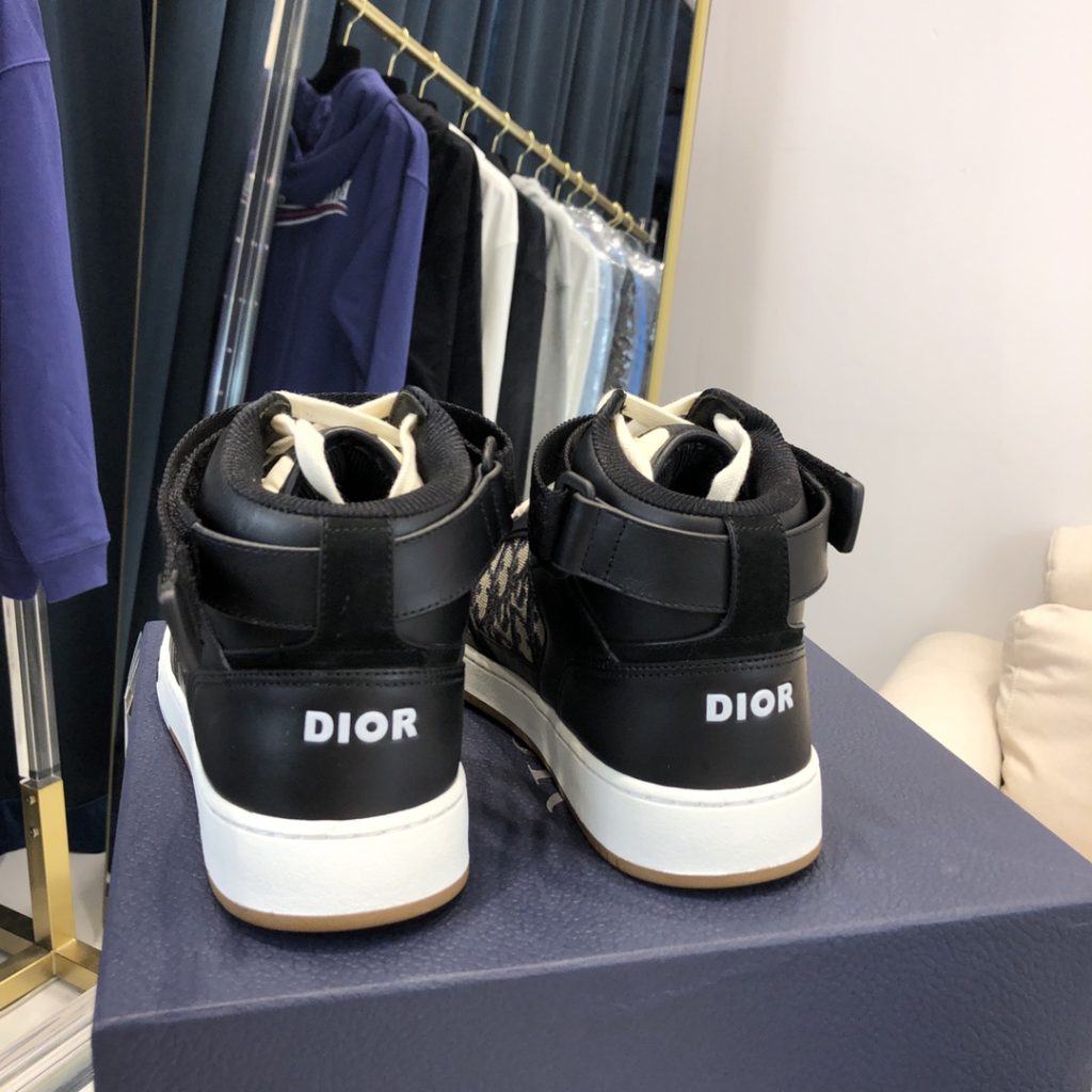 Christian Dior B27 High-Top Sneaker Black For Men CD