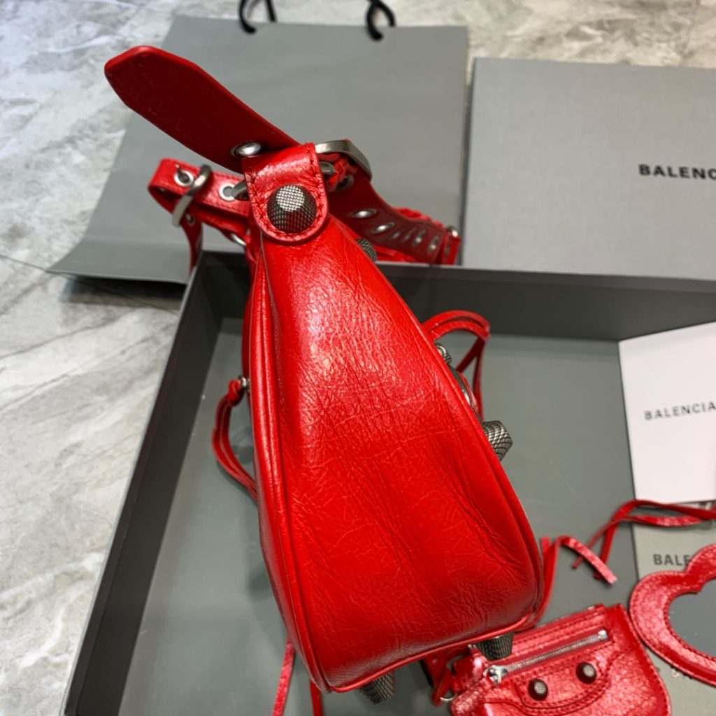 Balenciaga Le Cagole XS Shoulder Bag In Red, For Women, Women’s Bags 13in/33cm