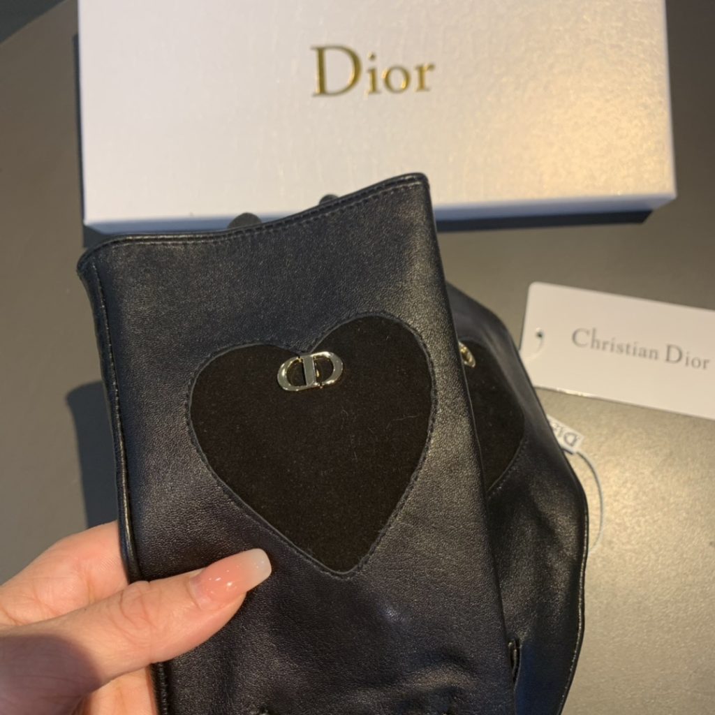 Dior Gloves In Black