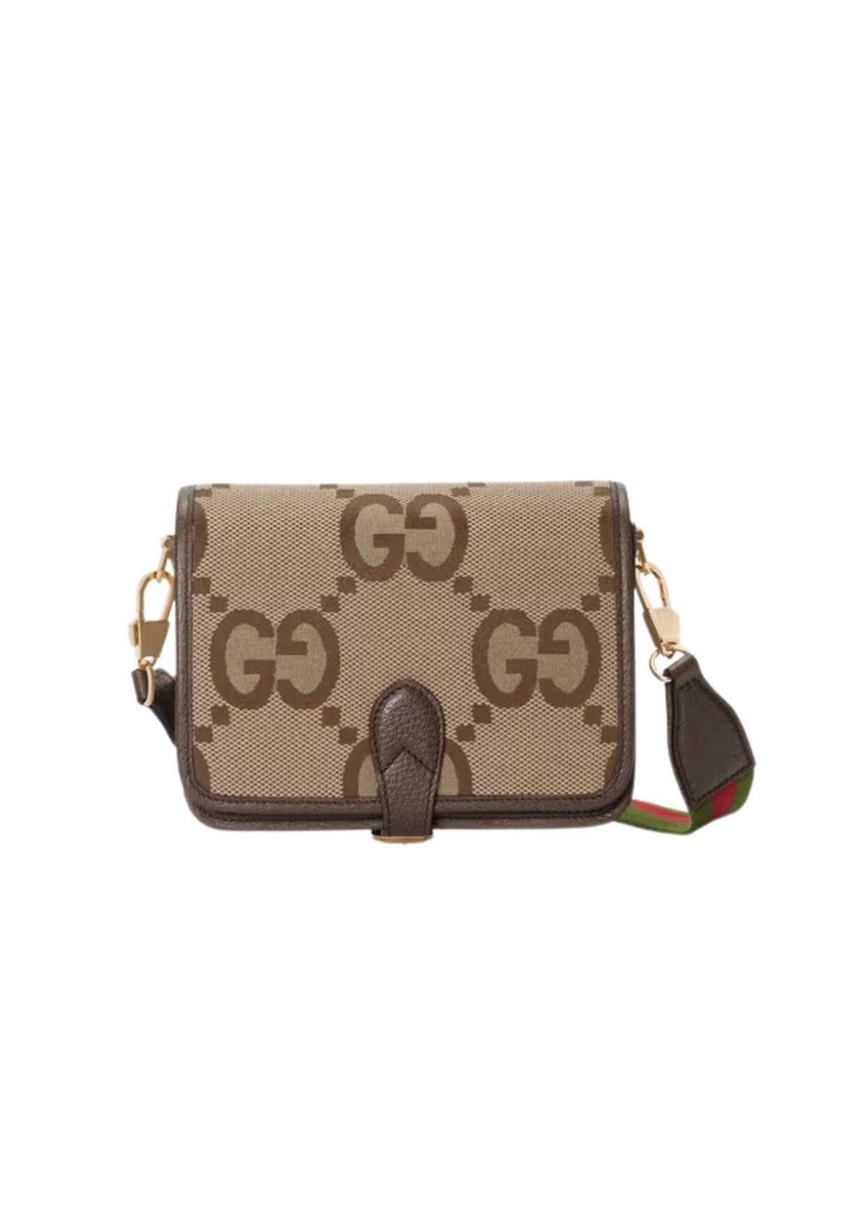 Gucci Jumbo GG Canvas Shoulder Bag Beige And Multicolor For Women, Women’s Bags 7.8in/20cm GG‎ ‎‎‎699438 UKMDG 2570