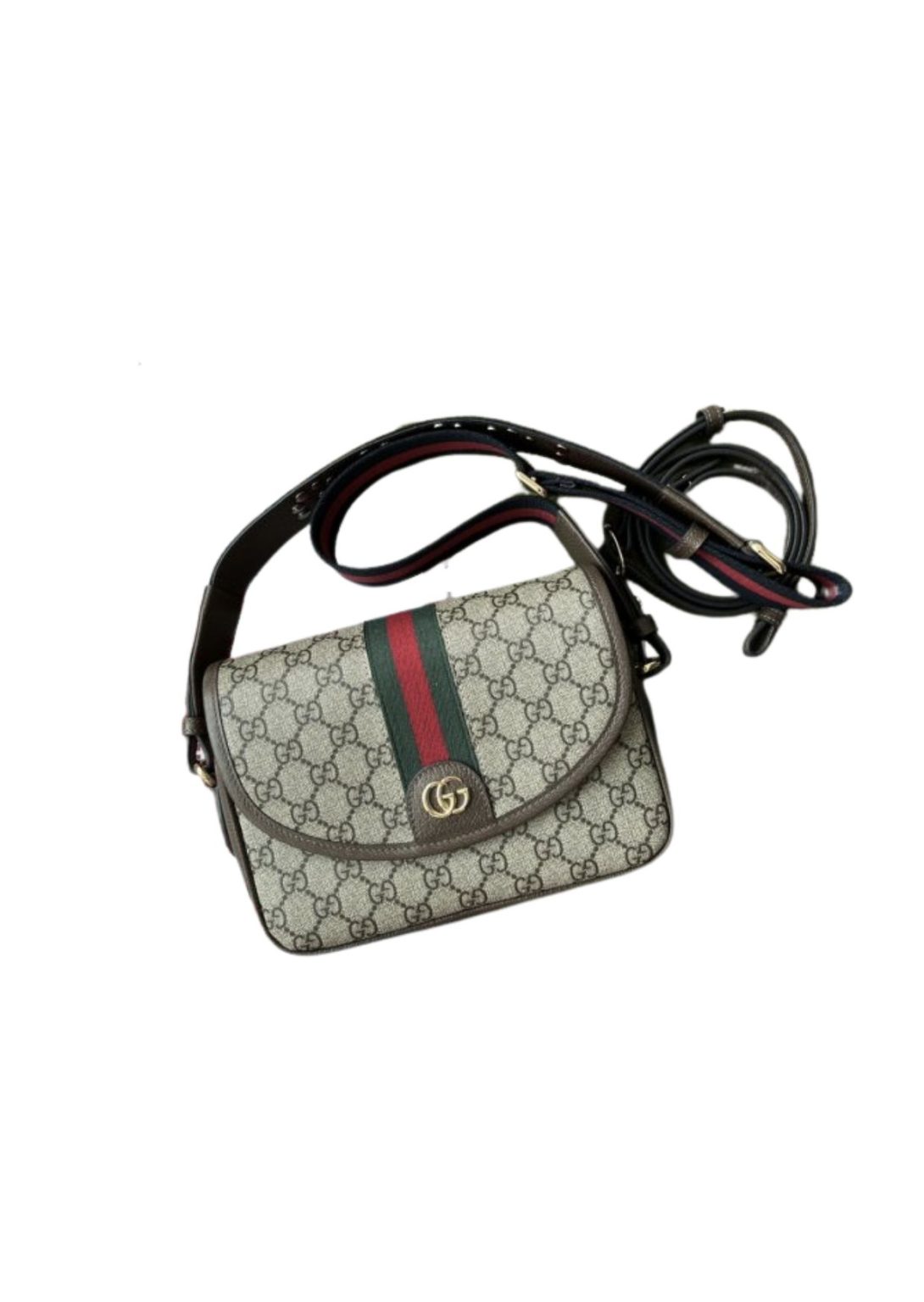 Gucci Ophidia GG Small Shoulder Bag Beige And Brown For Women, Women’s Bags 9.1in/23cm GG