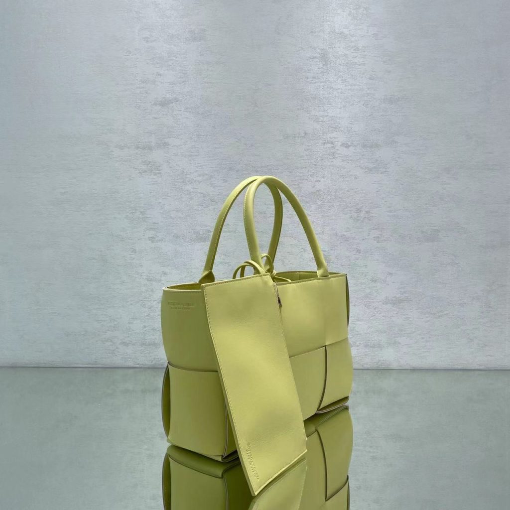 Bottega Veneta Small Arco Tote Bag Yellow, For Women, Women’s Bags 14.2in/36cm