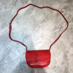 Balenciaga Leader Soft Round Cross Bag In Red, For Women, Women’s Bags 6.3in/16cm