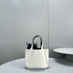 Prada Mini Tote White For Women, Women’s Bags 7.5in/19cm