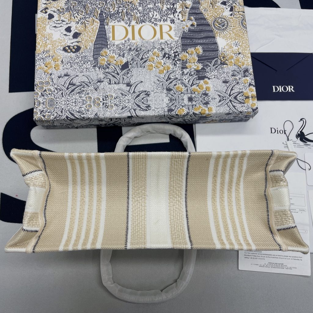 Christian Dior Medium Dior Book Tote Beige, For Women, Women’s Handbags 14in/36cm CD