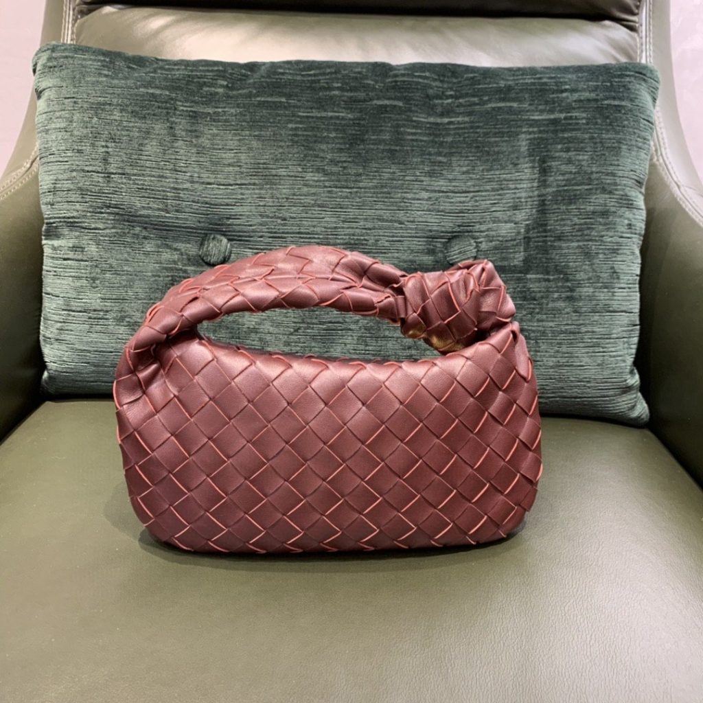 Bottega Veneta Mini Jodie Bag For Women 11in/28cm In Dark Red