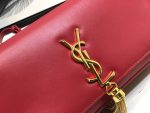 Saint Laurent Kate Tassel Small Shoulder Bag Red For Women 10.2in/26cm YSL