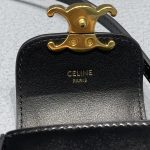 Celine Mini Triomphe Black For Women 4in/11cm 10I513DPV.38NO