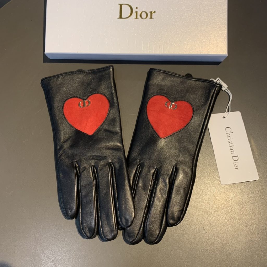 Dior Gloves In Black