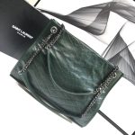 Saint Laurent Niki Medium Shopping Bag Green For Women 12.6in/32cm YSL