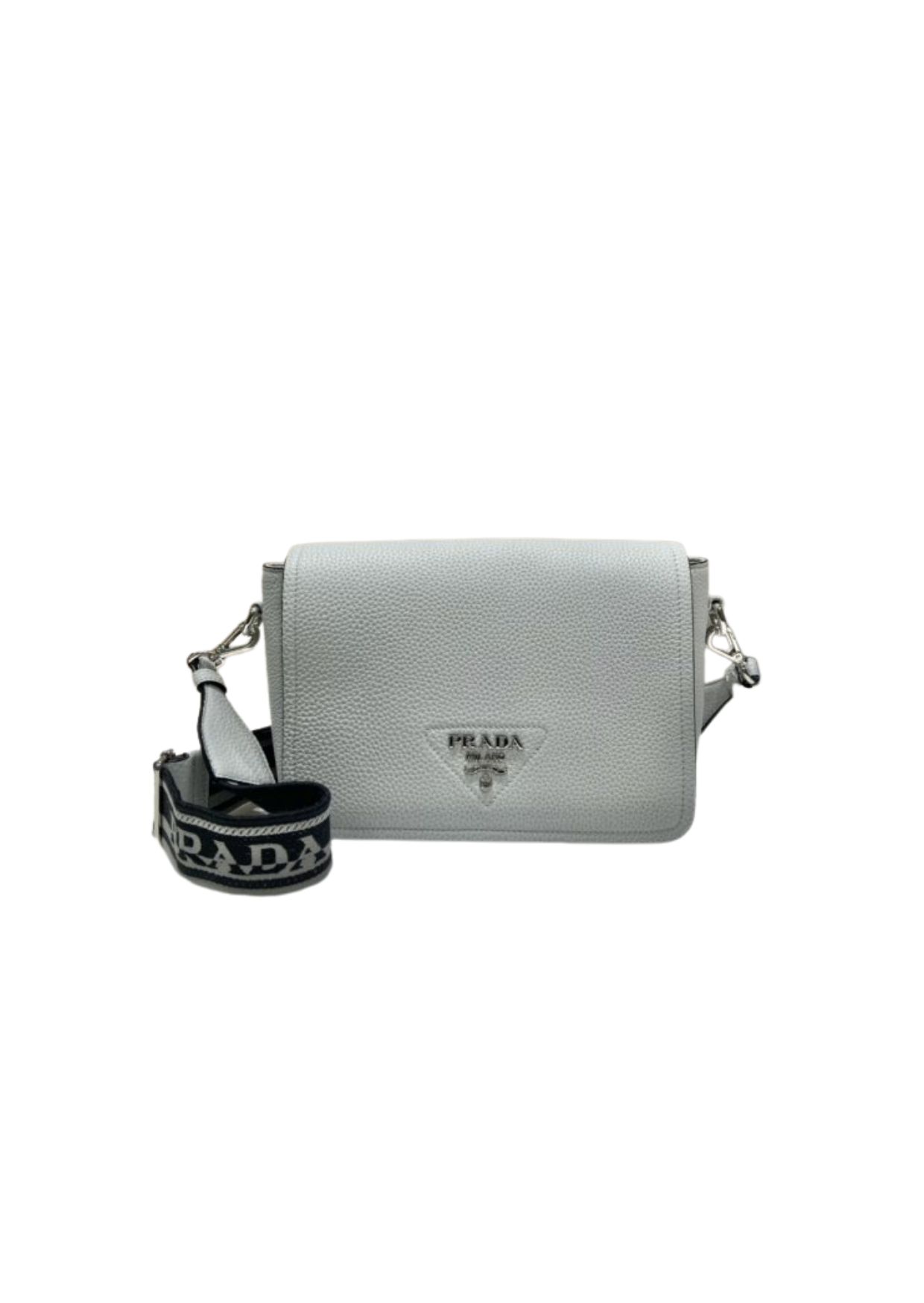 Prada Shoulder Bag Grey For Women, Women’s Bags 9in/23cm 1BD314_2DKV_F010I_V_3OO