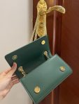 Dolce & Gabbana Polished 3.5 Phone Bag Green For Women 7.3in/19cm DG