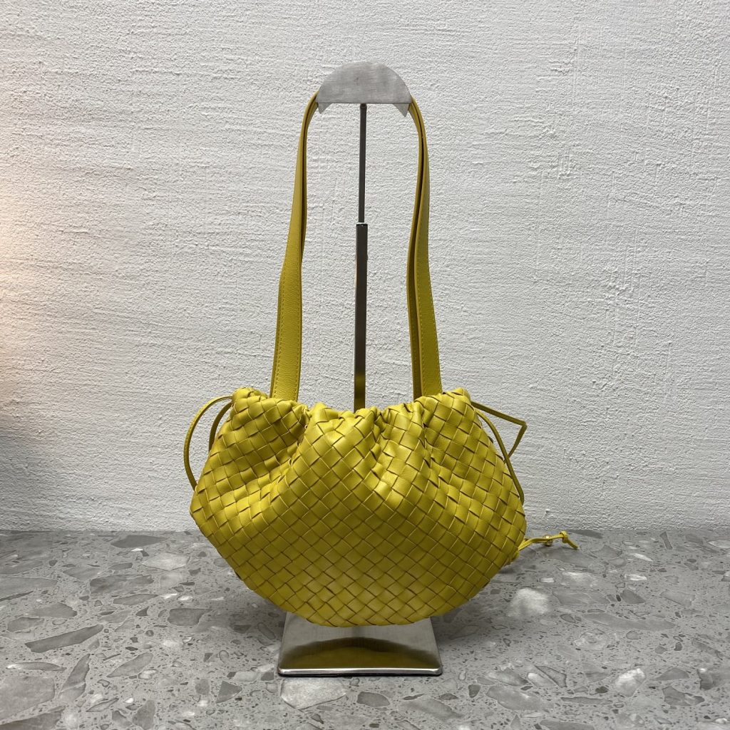 Bottega Veneta Shoulder Bag Yellow, For Women, Women’s Bags 10.2in/26cm