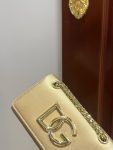 Dolce & Gabbana Polished 3.5 Phone Bag Gold For Women 7.3in/19cm DG