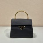 Prada Vintag Handle Bag Black For Women, Women’s Bags 8.2in/21cm