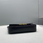 Celine Triomphe Shoulder Bag Black For Women 8in/20cm