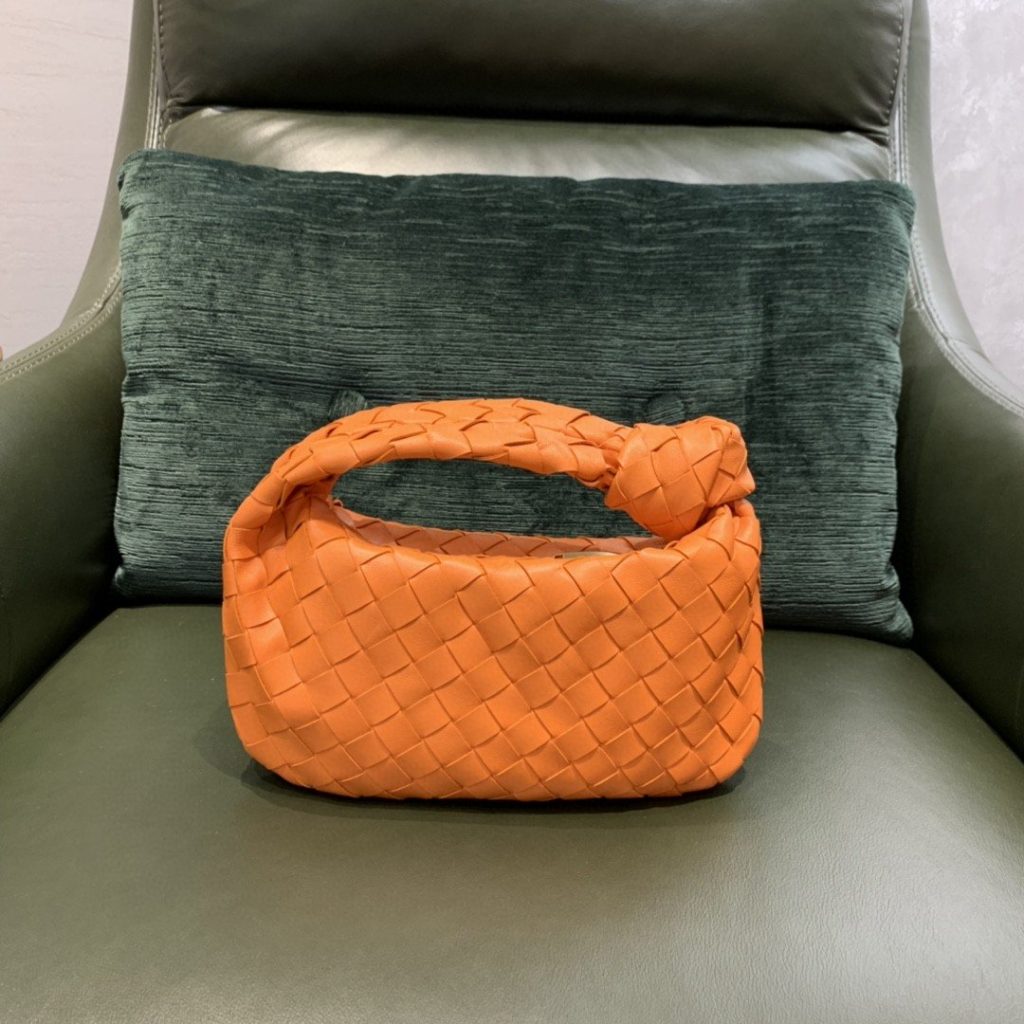 Bottega Veneta Mini Jodie Bag For Women 11in/28cm In Tangerine 651876VCPP57003