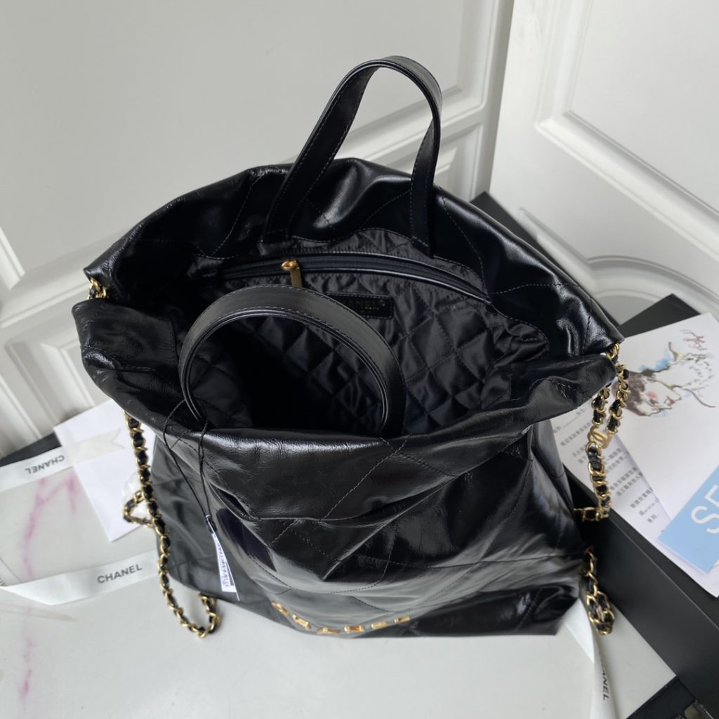 Chanel Backpack Black Large Bag For Women 51cm/20in AS3313 B08037 NH627