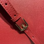 Dolce & Gabbana Small Sicily Bag In Dauphine Red For Women 7.5in/19cm DG