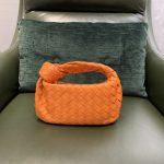 Bottega Veneta Mini Jodie Bag For Women 11in/28cm In Tangerine 651876VCPP57003