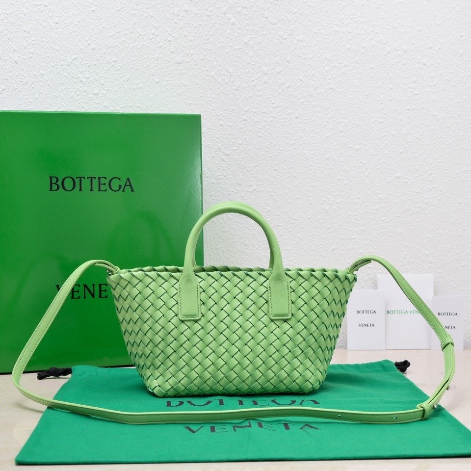 Bottega Veneta Mini Cabat Green , For Women, Women’s Bags 7.9in/20cm