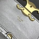 Celine Teen Triomphe Bag Silver For Women 7in/19cm