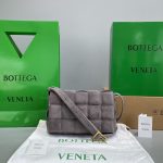 Bottega Veneta Padded Cassette Gray, For Women, Women’s Bags 10.2in/26cm