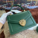 Dolce & Gabbana small Devotion Bag Green For Women 19cm/ 7.5inches