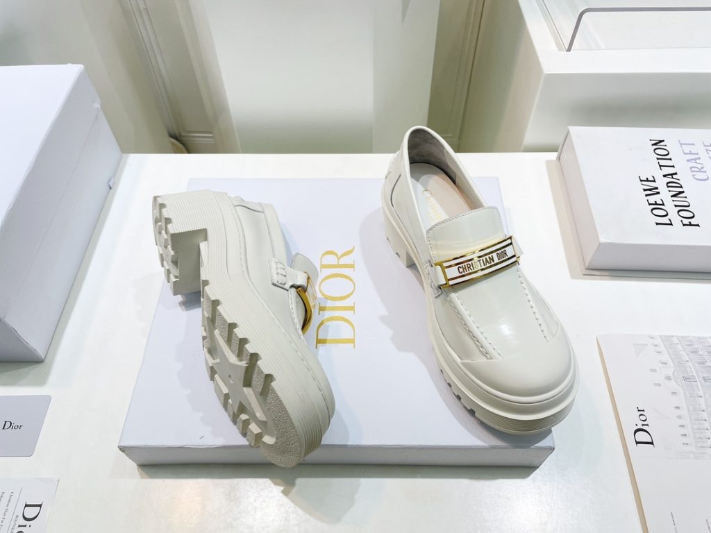 Christian Dior Women’s Dior Code Loafer White For Women CD