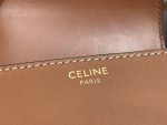 Celine Mini Besace Cuir Triomphe Brown For Women 4in/11cm 10J303DPQ.04LU