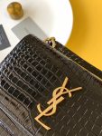 Saint Laurent Sunset Chain Bag With Gold Hardware For Women 7.4in/19cm YSL 533026DND1J1000