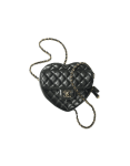 Chanel Mini Heart Bag Black For Women 7in/18cm AS3191 B07958 94305