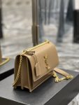 Saint Laurent Sunset Medium Chain Bag For Women 8.6in/22cm Dark Beige YSL 442906D420W2721