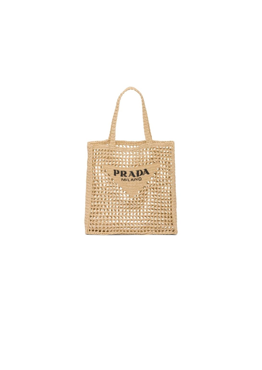 Prada Raffia Tote Bag Beige For Women, Women’s Bags 14.9in/38cm