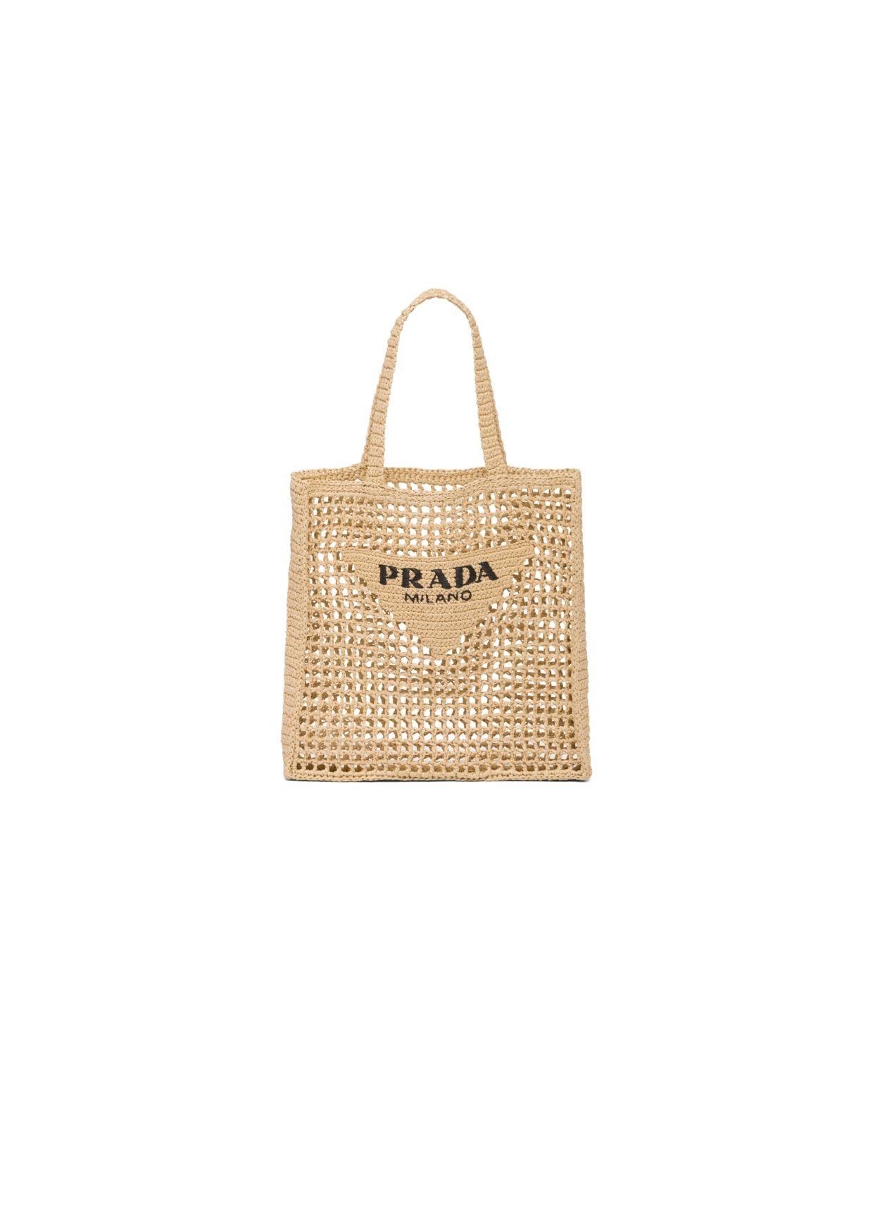 Prada Raffia Tote Bag Beige For Women, Women’s Bags 14.9in/38cm