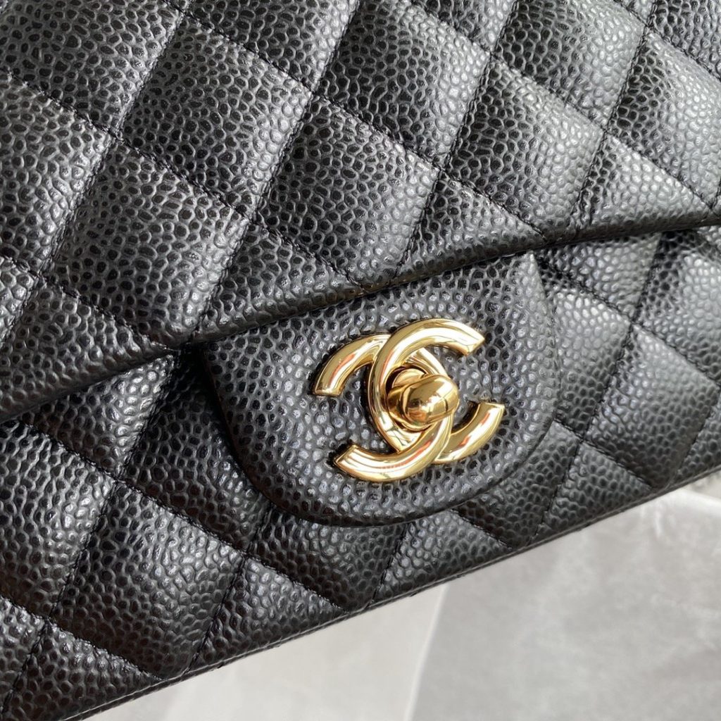 Chanel Mini Classic Handbag Black For Women 20cm/7.9in