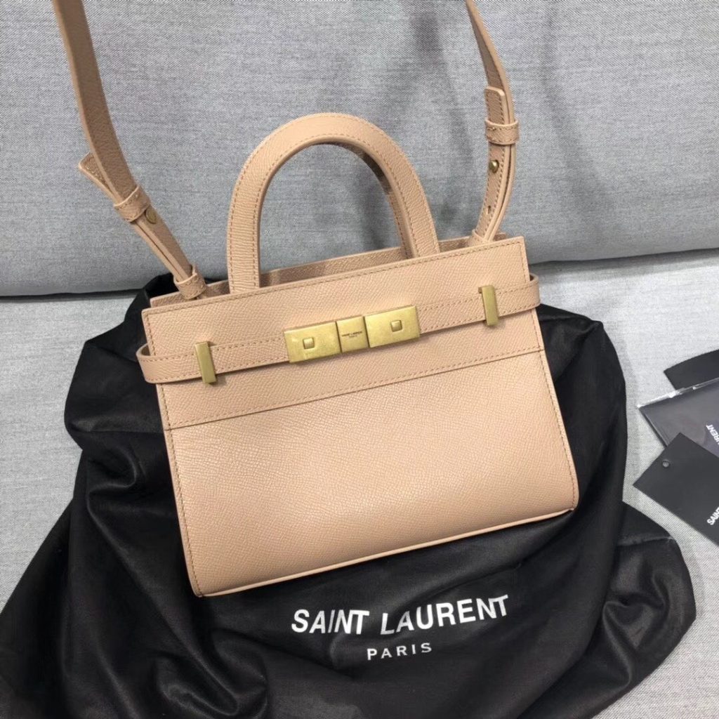 Saint Laurent Manhattan Nano Shopping Bag In Box Beige For Women 8.2in/21cm YSL