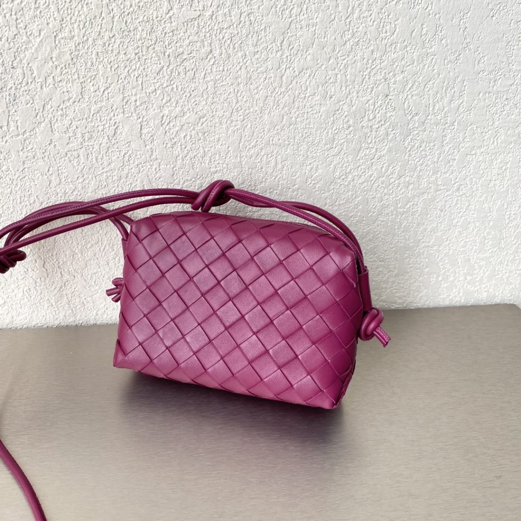 Bottega Veneta Mini Loop Camera Bag Pink, For Women, Women’s Bags 6.7in/17cm