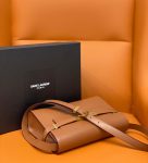 Saint Laurent Manhattan Small Shoulder Bag Brown For Women 9.4in/24cm YSL 6756260SXPW6362