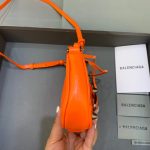 Balenciaga Le Cagole Mini Bag With Chain In Orange, For Women, Women’s Bags 8.2in/21cm