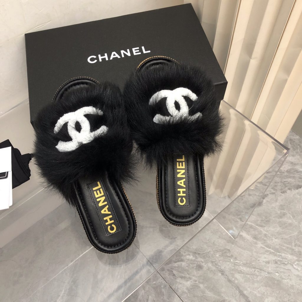 Chanel Women’s Mules Black For Women 1.4in/3.5cm G39357 X56716 K4791